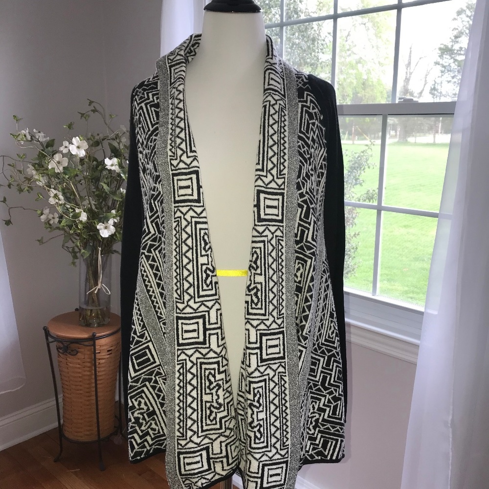 Anthropologie Field Flower Open Front Cardigan